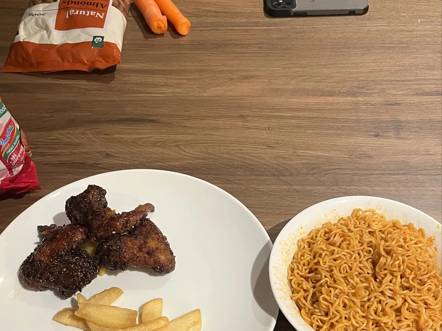 They sell Indomie in the vending machine in this remote hostel!