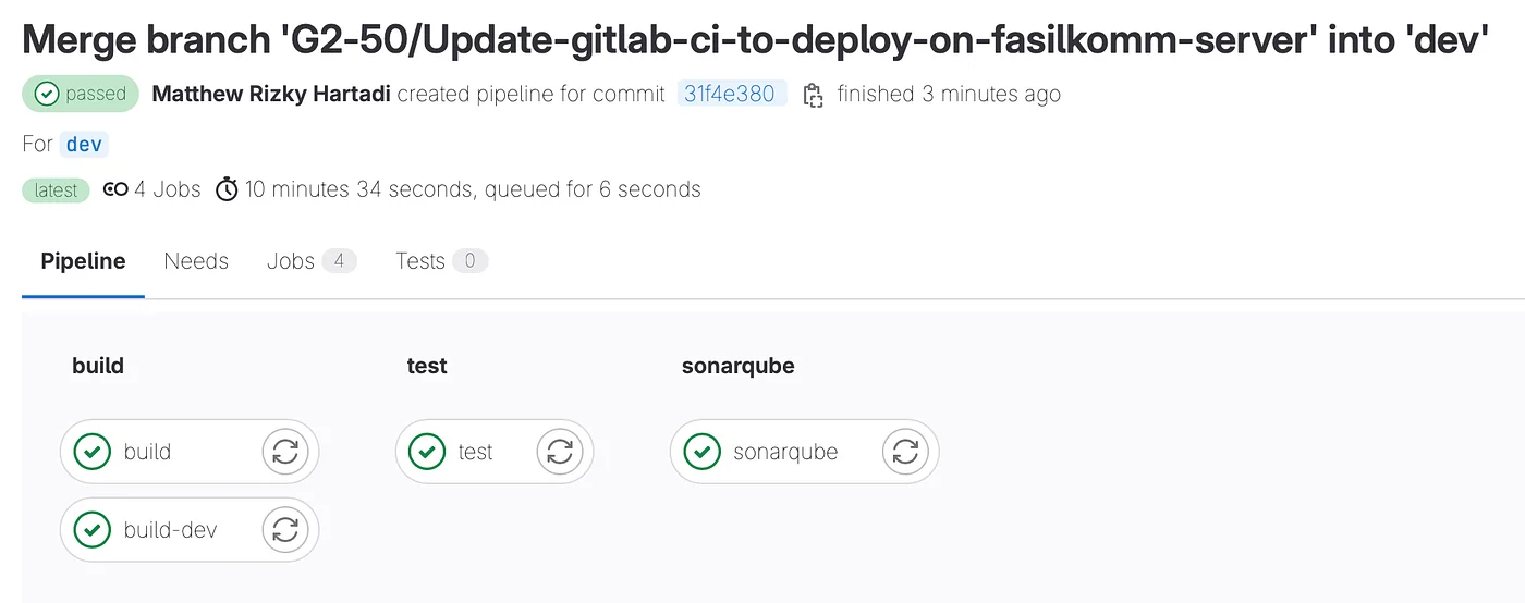 SIASISTEN CI/CD Pipeline