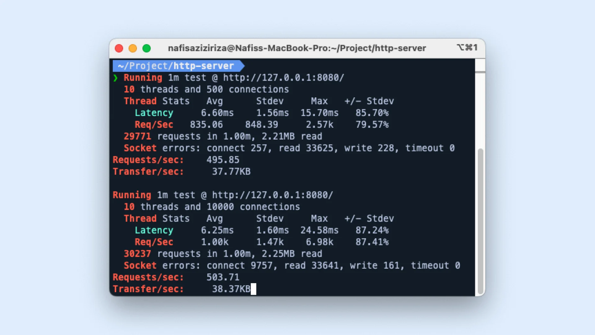 Simple Fast HTTP Server